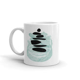 Balancing Rocks Zen Stacked Stones Minimal Abstract Shape Art Coffee Tea Cup Mug, Mug, $ 17.50, A Moment Of Now™